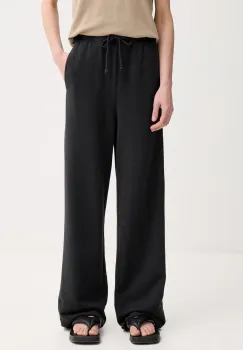 American Vintage pantaloni de trening pentru femei din bumbac cu elastan imagine