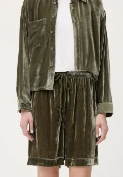 American Vintage pantaloni scurti de trening pentru femei, din velur imagine