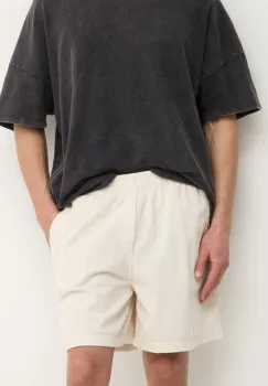 American Vintage pantaloni scurti din velur culoarea bej, MPADO09BE25 imagine