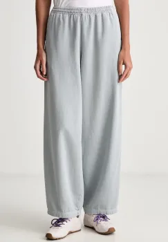 American Vintage pantaloni straight pentru femei din bumbac imagine
