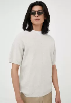 American Vintage pulover barbati, culoarea bej imagine