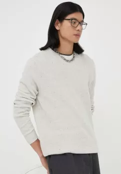 American Vintage pulover barbati, culoarea bej, light imagine