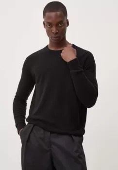 American Vintage pulover de lana barbati, culoarea negru, light, MRAX18AH24 imagine