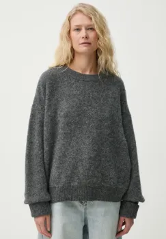 American Vintage pulover de lana femei, culoarea gri, light, VITO18EE25 imagine