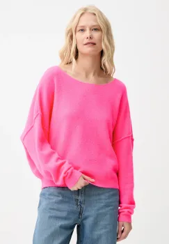 American Vintage pulover din amestec de lana PULL ML COL BATEAU culoarea roz, light, DAM225 imagine