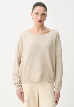 American Vintage pulover din amestec de lana PULL ML COL BATEAU imagine