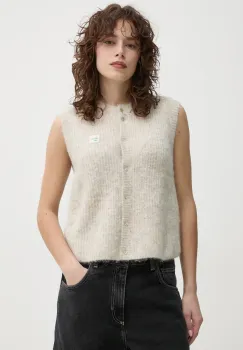 American Vintage pulover femei, culoarea bej, light, EAST19MCE25 imagine