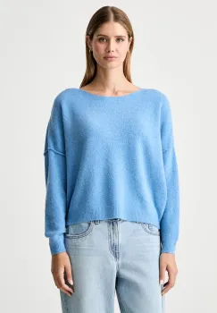 American Vintage pulover pentru femei cu amestec de lana PULL ML COL BATEAU imagine