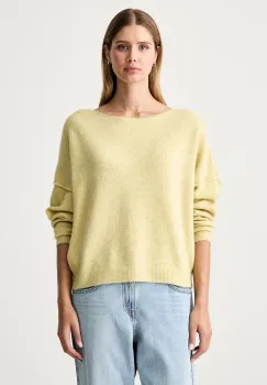 American Vintage pulover pentru femei cu amestec de lana PULL ML COL BATEAU imagine