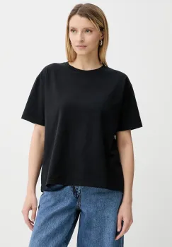 American Vintage tricou din bumbac culoarea negru, FIZ02A imagine