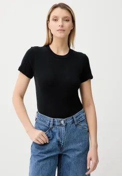 American Vintage tricou din bumbac culoarea negru, SON28G imagine