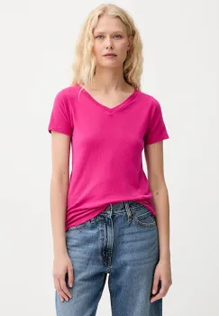 American Vintage tricou din bumbac culoarea roz, GAMI02D imagine