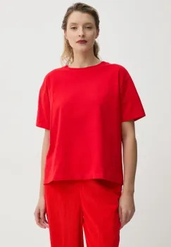 American Vintage tricou din bumbac femei, culoarea rosu, FIZ02AE25 imagine