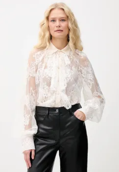 Aniye By camasa culoarea bej, cu guler clasic, regular, 181473 imagine