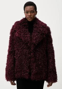 Aniye By geaca culoarea bordo, de tranzitie, oversize, 181244 imagine