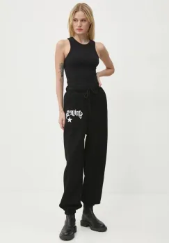 Aniye By pantaloni de trening culoarea negru, cu imprimeu, 181498 imagine