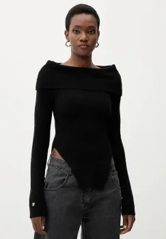 Aniye By pulover de lana culoarea negru, light, 181047 imagine