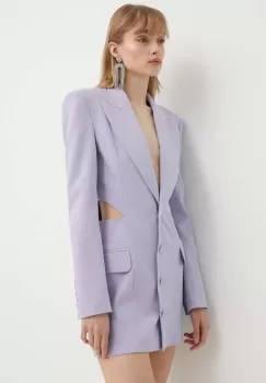 Aniye By rochie culoarea violet, mini, mulata, 185042 imagine