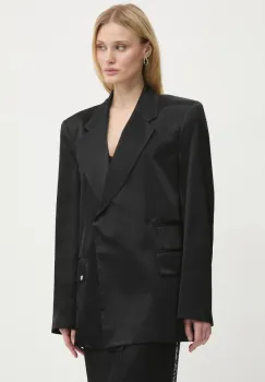Aniye By sacou culoarea negru, un singur rand de nasturi, uni, 181378 imagine