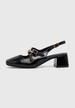 Answear Lab balerini culoarea negru, cu toc deschis imagine