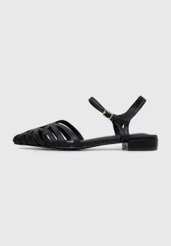 Answear Lab balerini culoarea negru, cu toc deschis imagine