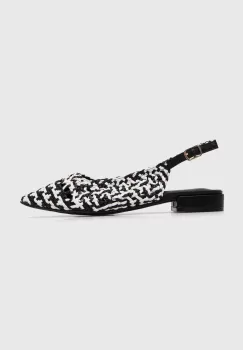 Answear Lab balerini culoarea negru, cu toc deschis imagine