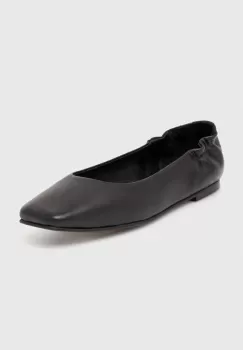 Answear Lab balerini de piele culoarea negru imagine