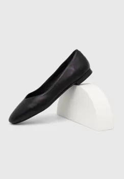 Answear Lab balerini de piele culoarea negru imagine