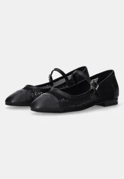 Answear Lab balerini de piele culoarea negru imagine