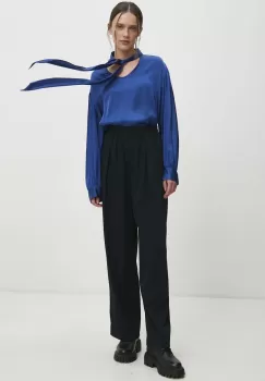 Answear Lab bluza cu matase neted imagine