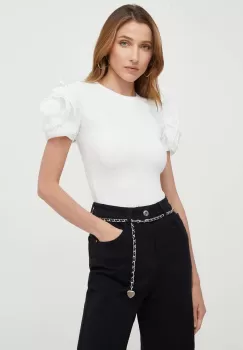 Answear Lab bluza culoarea alb, neted imagine