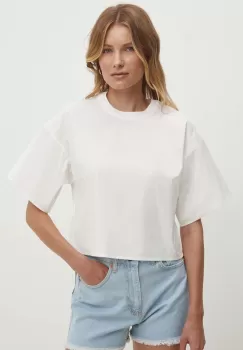 Answear Lab bluza culoarea alb, neted imagine