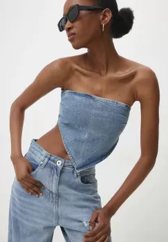 Answear Lab bluza din bumbac femei, neted imagine