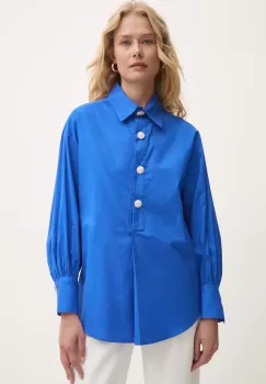 Answear Lab bluza din bumbac femei, neted imagine