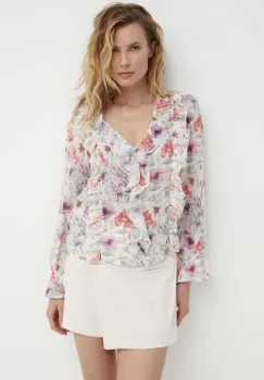 Answear Lab bluza femei, culoarea alb, modelator imagine