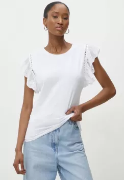 Answear Lab bluza femei, culoarea alb, neted imagine