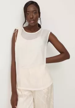 Answear Lab bluza femei, culoarea alb, neted imagine