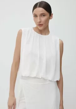 Answear Lab bluza femei, culoarea alb, neted imagine