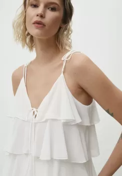 Answear Lab bluza femei, culoarea alb, neted imagine