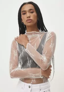 Answear Lab bluza femei, culoarea alb, neted imagine