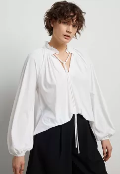 Answear Lab bluza femei, culoarea alb, neted imagine