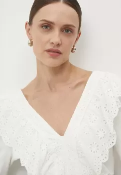 Answear Lab bluza femei, culoarea alb, neted imagine