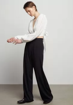 Answear Lab bluza femei, culoarea alb, neted imagine