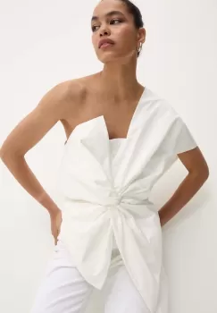 Answear Lab bluza femei, culoarea alb, neted imagine