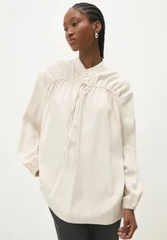 Answear Lab bluza femei, culoarea bej imagine