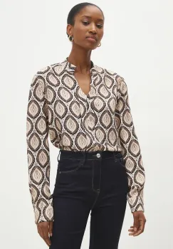 Answear Lab bluza femei, culoarea bej, modelator imagine