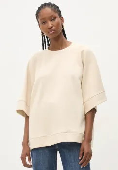 Answear Lab bluza femei, culoarea bej, neted imagine