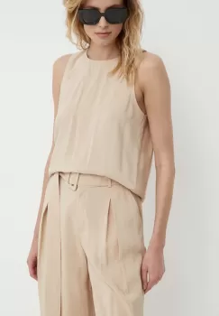 Answear Lab bluza femei, culoarea bej, neted imagine