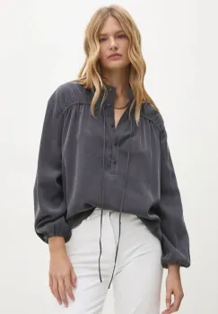Answear Lab bluza femei, culoarea gri imagine