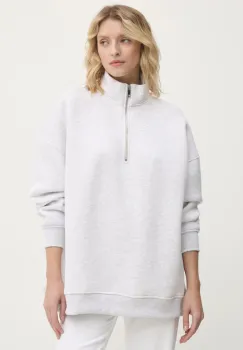 Answear Lab bluza femei, culoarea gri, melanj imagine
